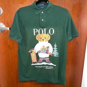 Mens Ralph Lauren Classic Fit Teddy Bear Shirt